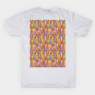 Cubist ethnic faces T-Shirt